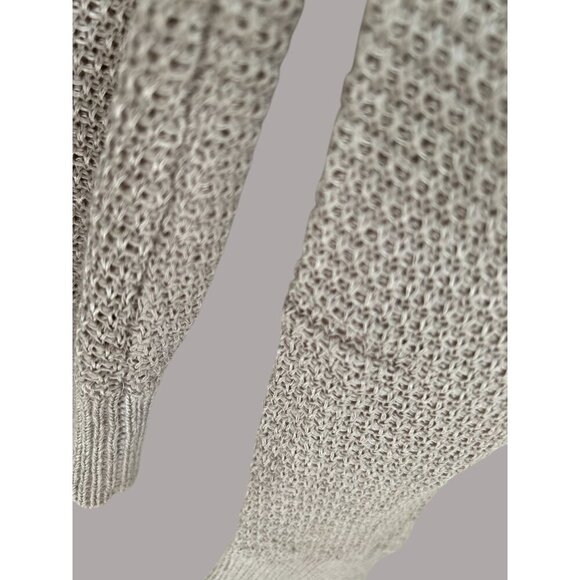 Vince Womens Knit Sweater Beige Long Sleeve Lightweight Pullover Size L - Picture 9 of 9